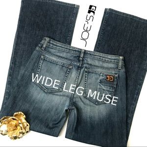 JOE’S JEANS WIDE LEG MUSE SIDNEY WASH SIZE 29